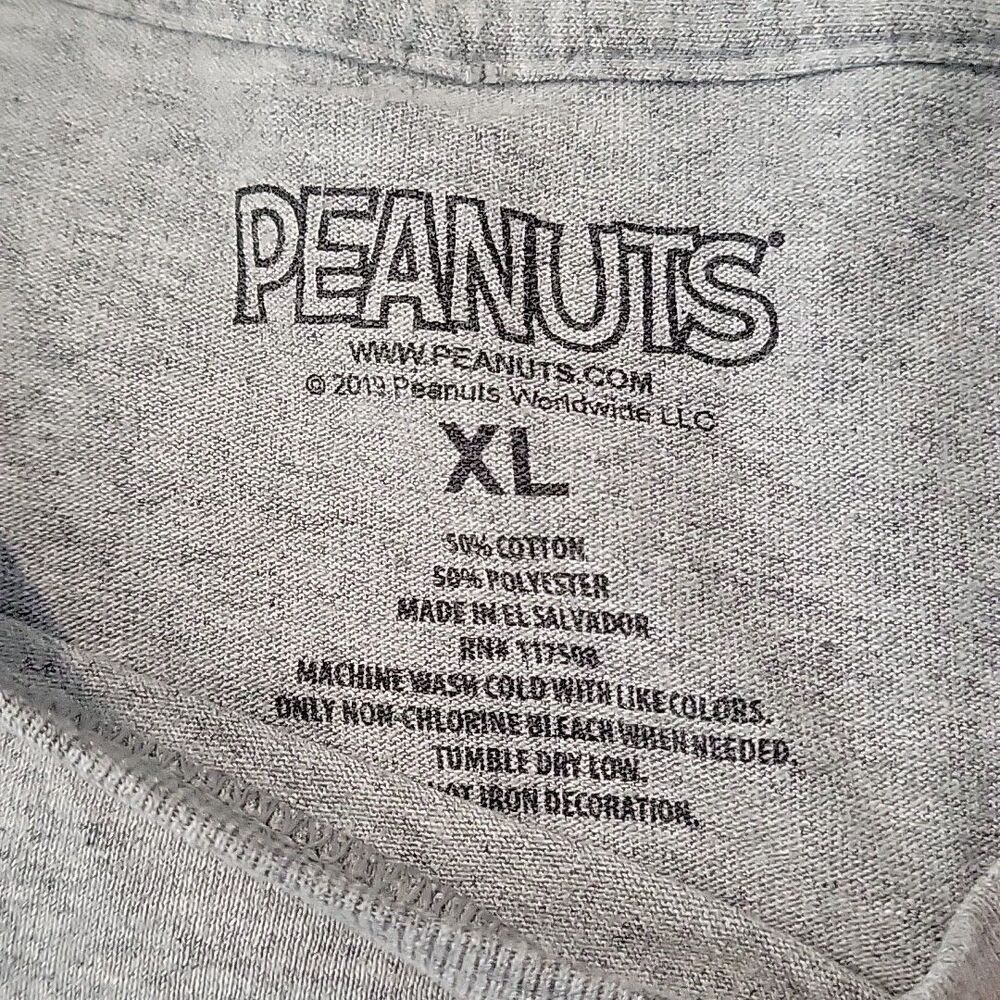 Snoopy The Peanuts Tshirt Gray I'm The Best At What I Do Size XL Charlie Brown - Picture 3 of 6